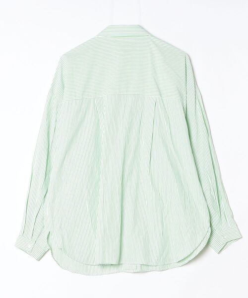 「WC」 ストライプ柄長袖シャツ FREE グリーン レディース_画像2