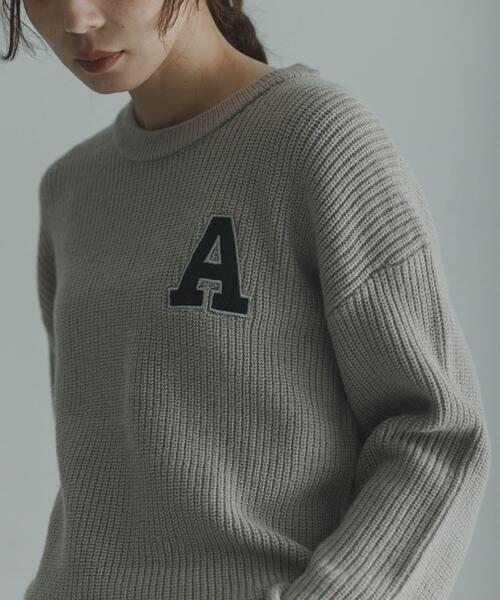 URBAN RESEARCH Sonny Label ニット セーター ハリスツイードモチーフ