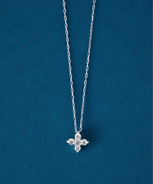 【Jewel closet by L&Co.】プラチナダイヤモンド ネックレス Jewel closet by L&Co. ネックレス プラチナ ダイヤモンド モーチーフ