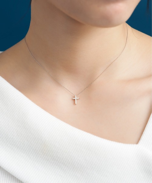 【Jewel closet by L&Co.】プラチナダイヤモンド ネックレス Jewel closet by L&Co. ネックレス プラチナ ダイヤモンド モーチーフ