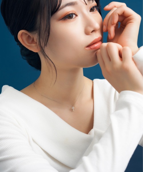 Jewel closet by L&Co. ネックレス プラチナ ダイヤモンド モーチーフ