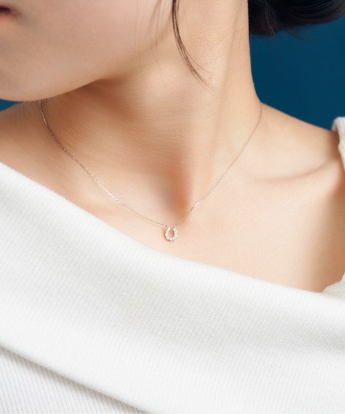 Jewel closet by L&Co. ネックレス プラチナ ダイヤモンド モーチーフ