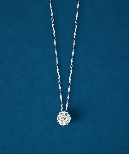 Jewel closet by L&Co. ネックレス プラチナ ダイヤモンド モーチーフ