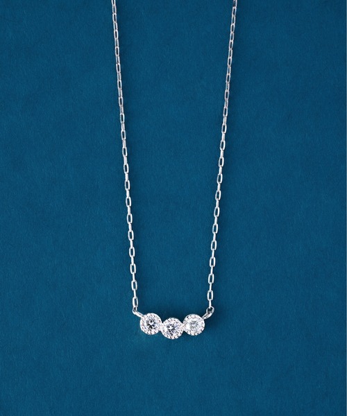 Jewel closet by L&Co. ネックレス プラチナ ダイヤモンド モーチーフ
