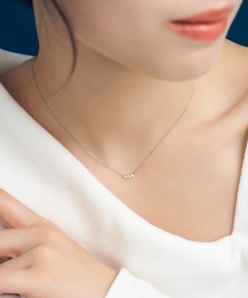 Jewel closet by L&Co. ネックレス プラチナ ダイヤモンド モーチーフ