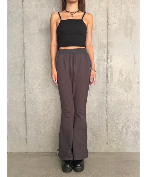 「EGOIST」 スウェットパンツ FREE カーキ レディース_画像4