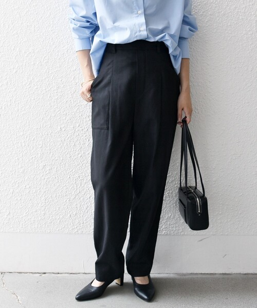 「SHIPS any」 カーゴパンツ 38 オフホワイト レディース_画像9