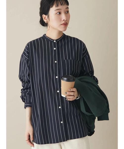 「CRAFT STANDARD BOUTIQUE」 長袖ブラウス L オレンジ系その他7 レディース_画像6