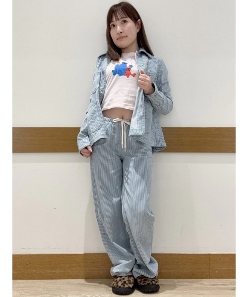 GAP（ギャップ） デニムジャケット gジャン デニム ストライプ チョア
