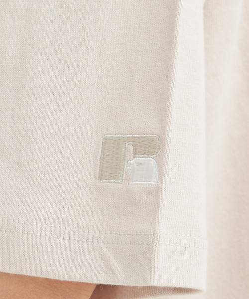 「abahouse mavie」 「russell athletic」半袖ワンピース フリー ライラック レディース_画像6