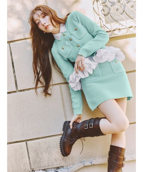 LILY BROWN（リリーブラウン） ブラウス シャツ ホイップフリルヘム