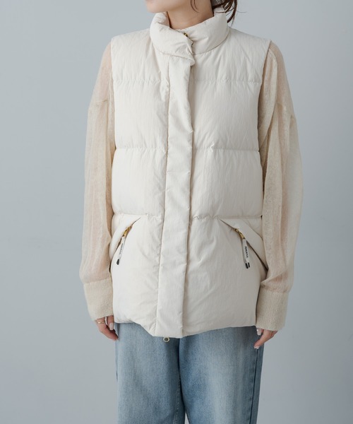 pual ce cin 「PUAL CE CIN」 ダウンベスト FREE ブラック レディース