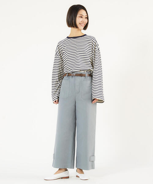 「GALERIE VIE」 長袖カットソー S ブルー系その他3 レディース_画像6