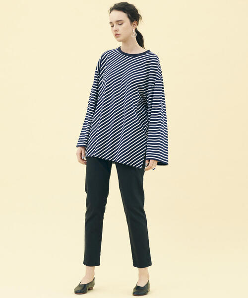 「GALERIE VIE」 長袖カットソー S ブルー系その他3 レディース_画像7