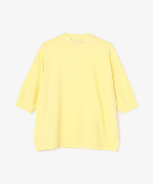 「Bshop」 「MEYAME」半袖ニット FREE レッド レディース_画像2