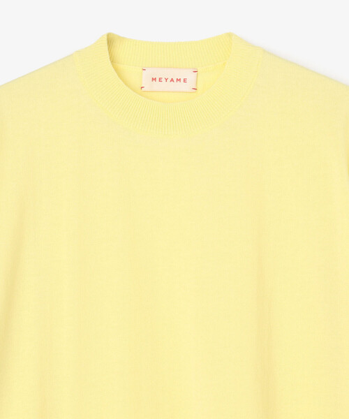 「Bshop」 「MEYAME」半袖ニット FREE レッド レディース_画像3