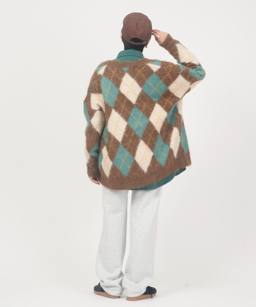 「THE SHINZONE」 ニットカーディガン FREE ブラウン レディースの画像6