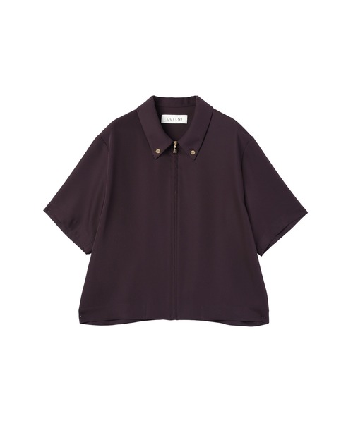 CULLNI（クルニ） シャツ Dry Double Cloth Zip Up Short Sleeve