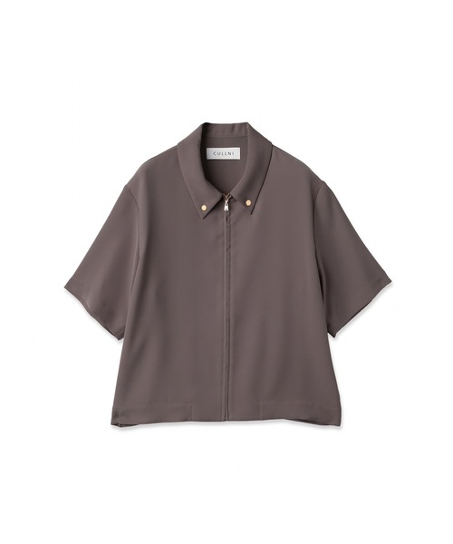 CULLNI（クルニ） シャツ Dry Double Cloth Zip Up Short Sleeve