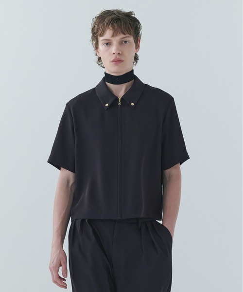CULLNI（クルニ） シャツ Dry Double Cloth Zip Up Short Sleeve