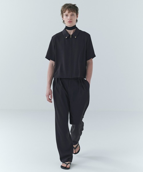 CULLNI（クルニ） シャツ Dry Double Cloth Zip Up Short Sleeve
