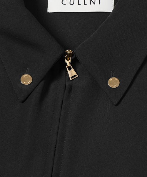 CULLNI（クルニ） シャツ Dry Double Cloth Zip Up Short Sleeve
