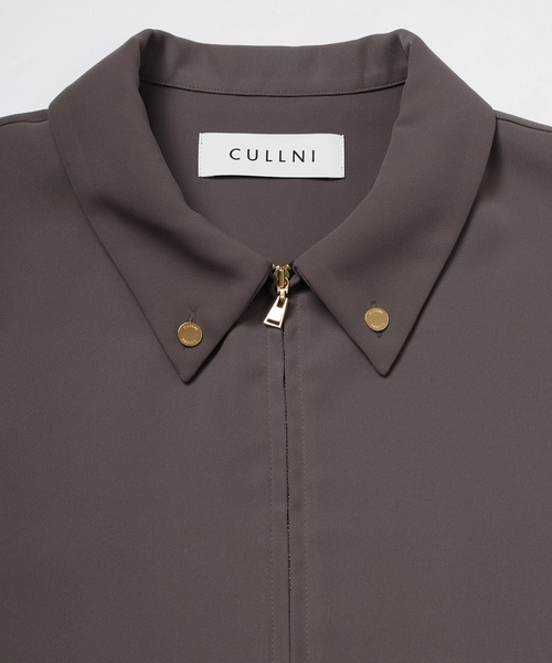 CULLNI（クルニ） シャツ Dry Double Cloth Zip Up Short Sleeve