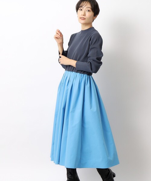 「OPAQUE.CLIP」 ドッキングワンピース 42 ブラック レディース_画像5