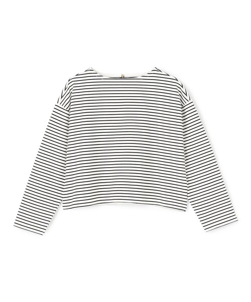 UNFILO（アンフィーロ） tシャツ ドライタッチリブ バックZIP ボーダー