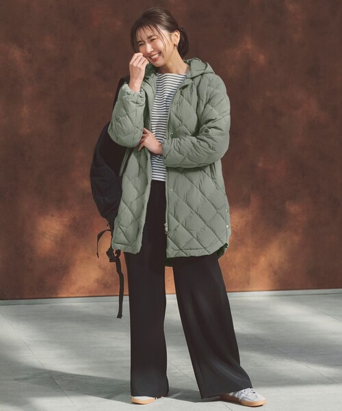 オリジナルボーダートップス UNFILO（アンフィーロ） tシャツ ドライタッチリブ バックZIP ボーダー