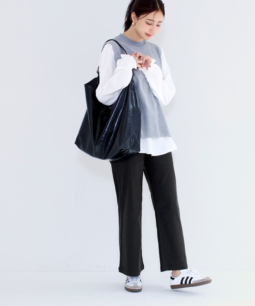 coca（コカ） パンツ ウルトラストレッチワイドパンツ レディース