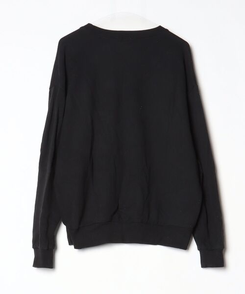 「GYDA」 スウェットカットソー FREE ブラック レディース_画像2