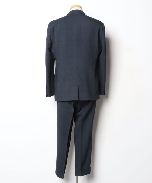 「SUIT SELECT」 3ピーススーツ AB7 ブルー メンズの画像