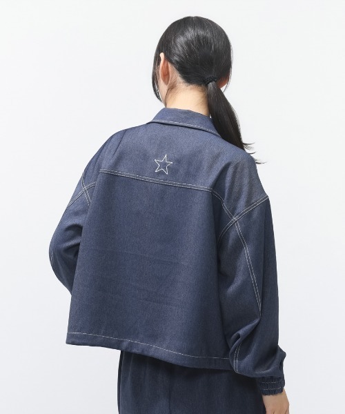 CONVERSE（コンバース） uvカット デニムジャケット gジャン SYNTHETIC