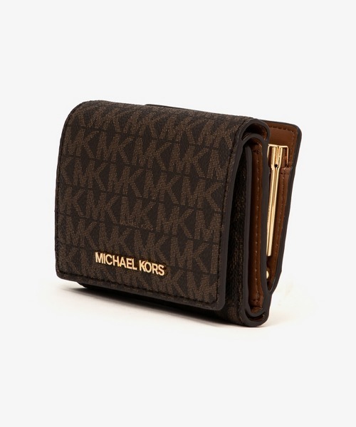「MICHAEL KORS」 財布 FREE ブラウン レディースの画像