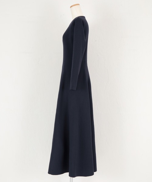 「ur's」 ニットワンピース M ネイビー レディース_画像6