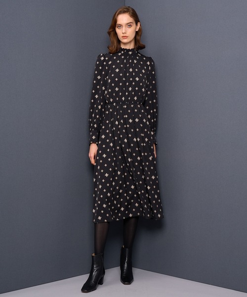 ANAYIアナイ ♡襟つきワンピース、36、S、黒、ペチコート付、即完売の希少品 ANAYI（アナイ） 長袖ワンピース 36 ブルー レディース : ZOZOTOWN