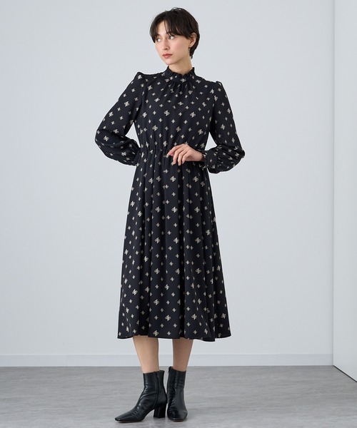 ANAYIアナイ ♡襟つきワンピース、36、S、黒、ペチコート付、即完売の希少品 ANAYI（アナイ） 長袖ワンピース 36 ブルー レディース : ZOZOTOWN