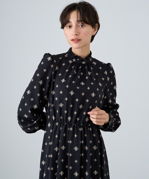 ANAYI（アナイ） 長袖ワンピース 36 ブルー レディース : ZOZOTOWN