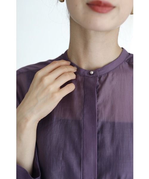 「CAWAII」 長袖ブラウス FREE パープル レディース_画像5