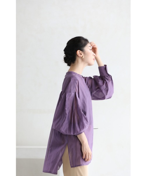 「CAWAII」 長袖ブラウス FREE パープル レディース_画像6