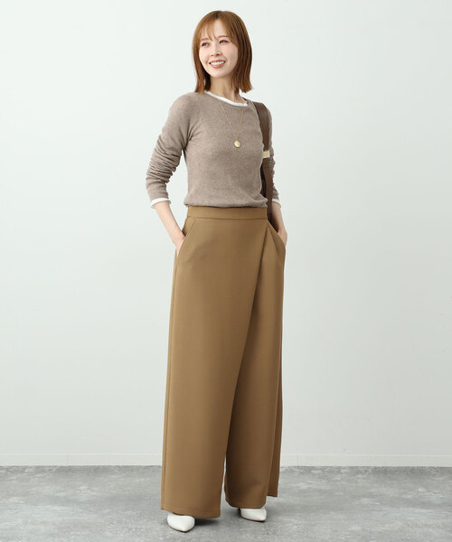 「SLOBE IENA」 パンツ 36 ベージュ レディースの画像