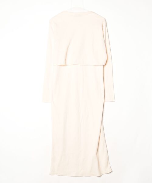 「Didot.showroom」 コンビワンピース FREE アイボリー レディース_画像2