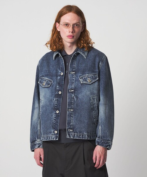 デニムジャケット gジャン 「UNITED ARROWS ＆ SONS」 BLEACH DENIM JACKET/デニムジャケット メンズの画像