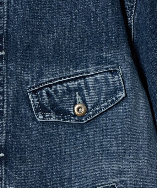 デニムジャケット gジャン 「UNITED ARROWS ＆ SONS」 BLEACH DENIM JACKET/デニムジャケット メンズの画像