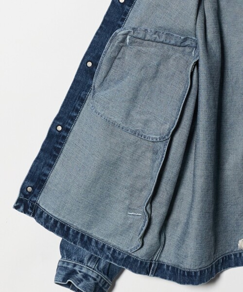デニムジャケット gジャン 「UNITED ARROWS ＆ SONS」 BLEACH DENIM JACKET/デニムジャケット メンズの画像