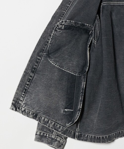 デニムジャケット gジャン 「UNITED ARROWS ＆ SONS」 BLEACH DENIM JACKET/デニムジャケット メンズの画像
