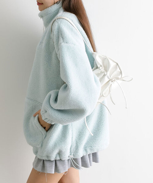 「OLIVE des OLIVE」 長袖シャツ FREE ブルー レディース_画像10