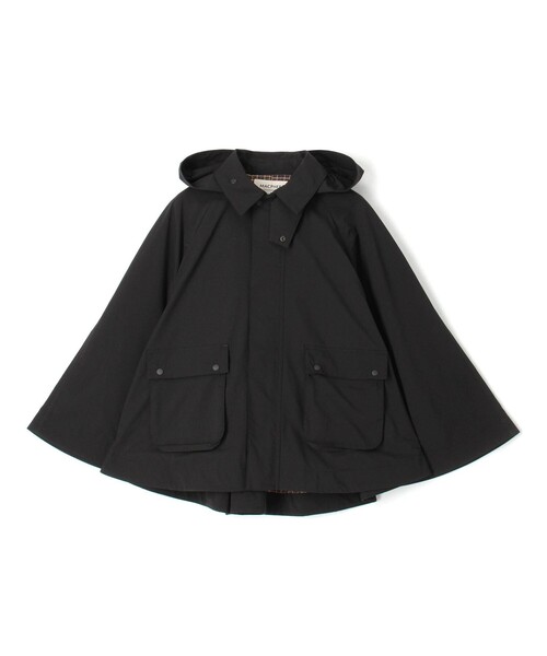 MACPHEE（マカフィー） ポンチョ ポリエステル フーデッドポンチョ 