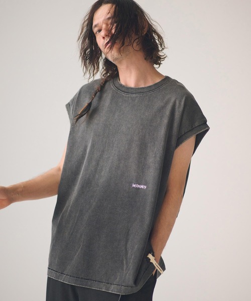 tシャツ ADAMPATEK/gallagher sleeveless/ノースリーブカットソー メンズ レディース